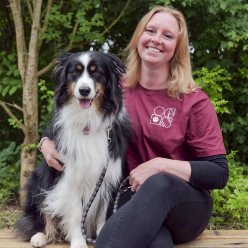 Jana Hopmann und Koda